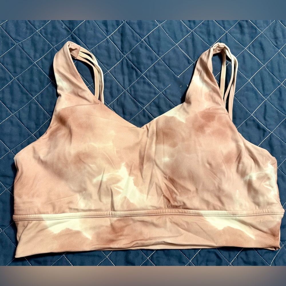 Buffbunny monarch bra in tan swirl print